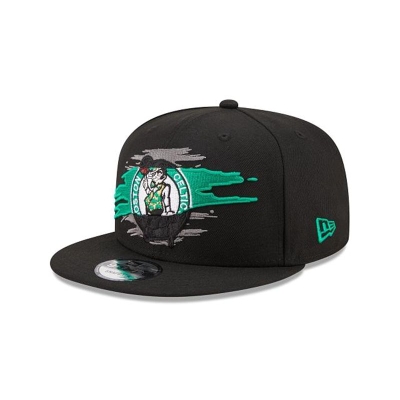 Sapca New Era Boston Celtics NBA Logo Tear 9FIFTY Snapback - Verzi